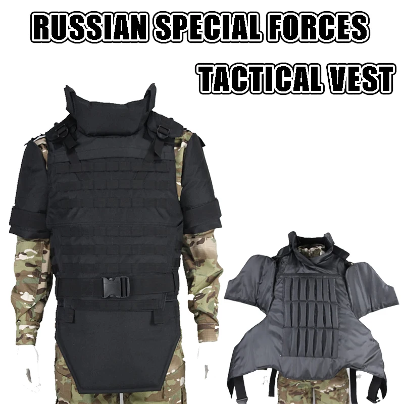 Replica Russian Special Forces MOLLE Bagariy Tactical Vest OMOH/SBOR MOLLE Sub-pack Accessoirs Neck Shoulder Protector
