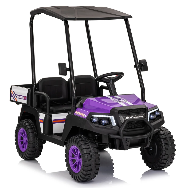 Comfortable Control Delivers Dual Ensures Kids Power Remote Ride Seat 24V XL Kids Electric Ride on Truck w/RC - Spacious 20in Wi