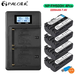 PALO NP-FM500H NP FM500H NPFM500H Camera Battery for Sony A57 A65 A77 A450 A560 A580 A900 A58 A99 A550 A200 A300 A350 A700 F717