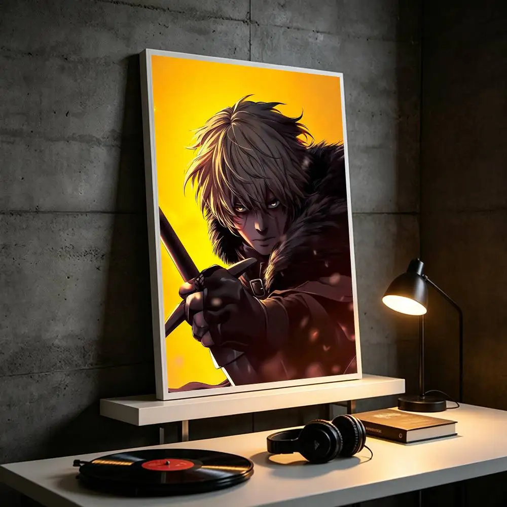 Vinland Saga Thorfinn Anime  Poster High Quality Dorm Living Room Aesthetic Wall Decoration Painting Stickers Gift