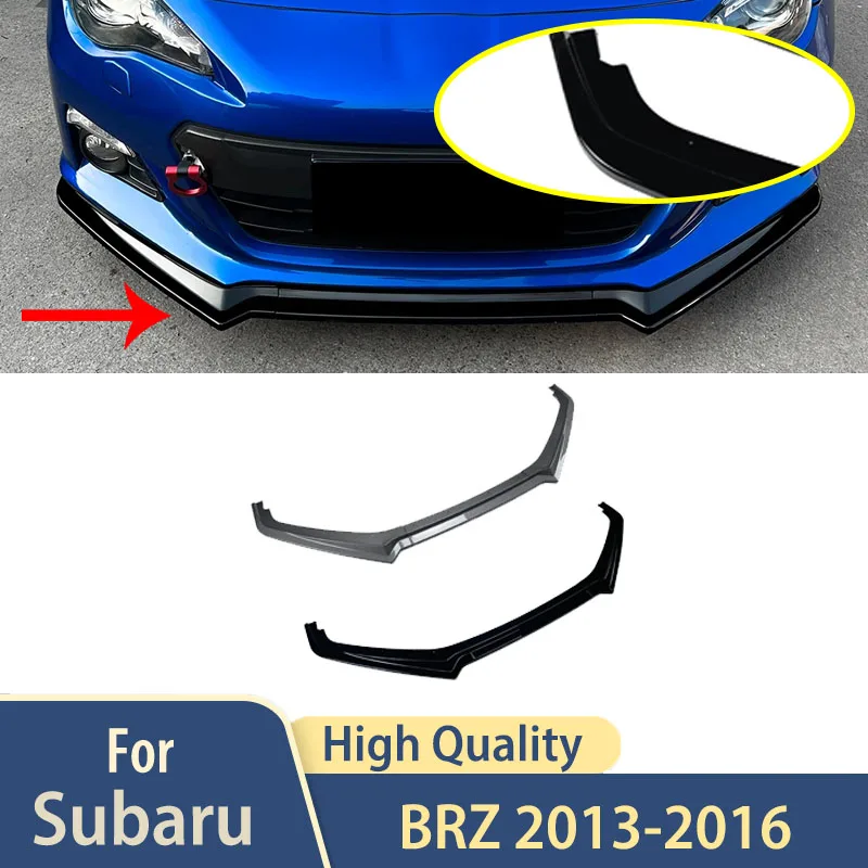 

For Subaru BRZ 2013 2014 2015 2016 Car Front Bumper Lip Splitter Accessories Exterior Diffuser Lip BodyKit Spoiler Bumper Parts