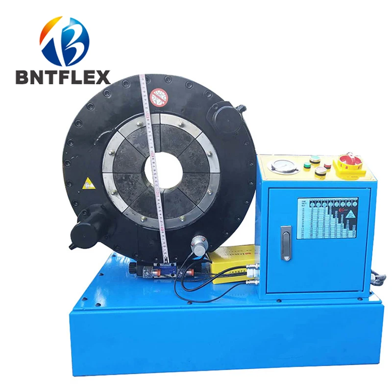 high tensile flexible rubber hose hydraulic crimping machine for sale with swage range from 1/4'' to 2'' up to 6 layers making