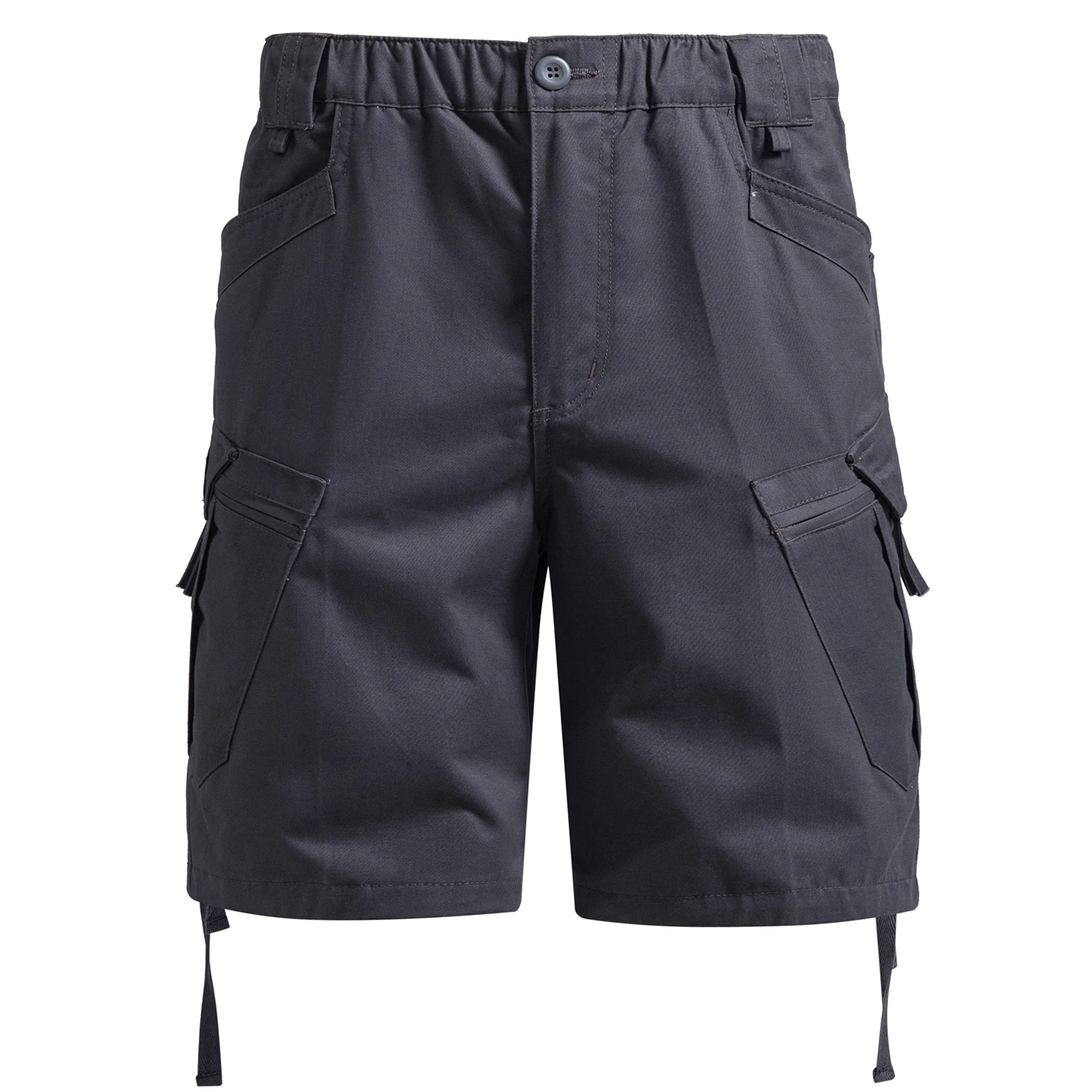 

Mens Cargo Shorts Cotton Ripstop Twill Casual Summer Shorts Multi Pockets Elastic Waist Straight Leg Hiking Work Shorts