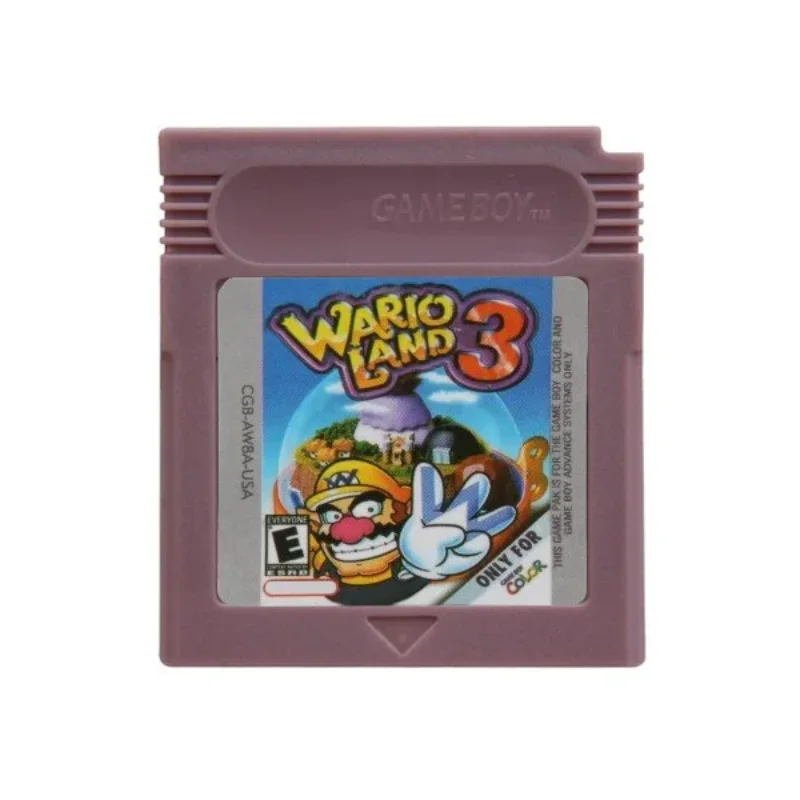 Mario Series GBC 16 Bit Game Video Game Cartridge Console Card 6 Golden Coins Wario Land Donkey Kong Wario Land 2 for GBC/GBA