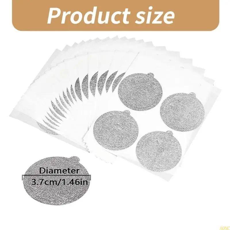 A0NC набор из 100 кофейных наклеек 37 -миллиметровых кофейных капсул