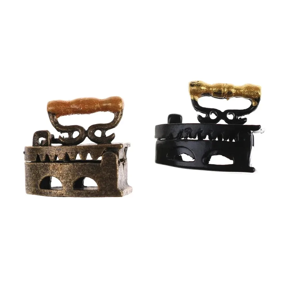 حار Koop Mini Poppenhuis Miniatuur 1:12 دمية غرفة نموذج صغير قديم مصغرة الحديد الملابس أداة الأثاث Speelgoed اكسسوارات