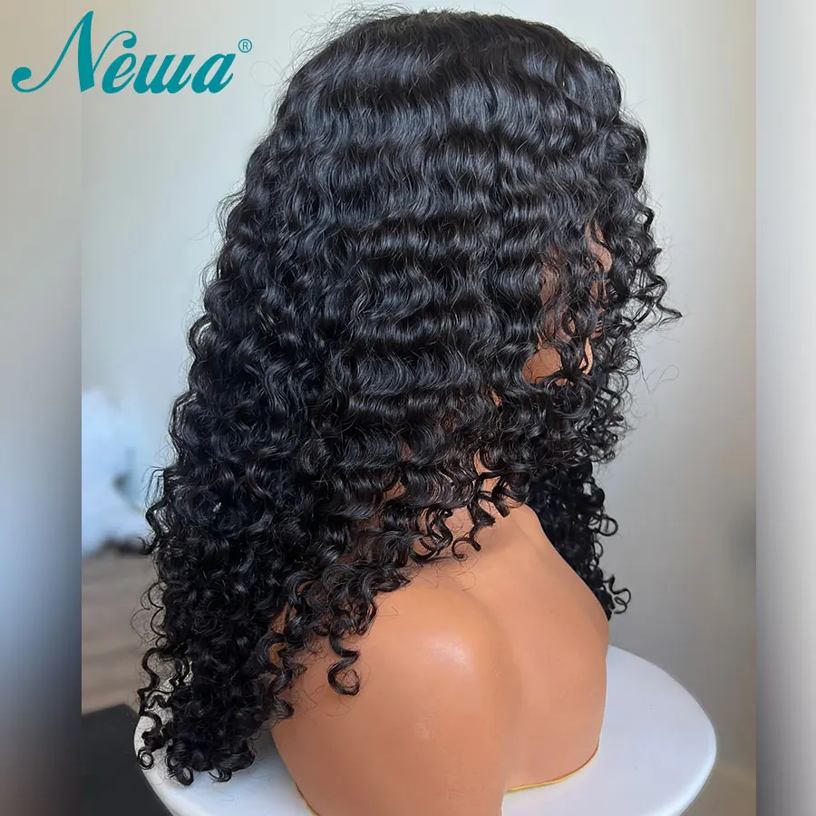 13x6 HD Lace Frontal Wig Human Hair Invisible HD Lace Wig Pre Plucked Bye Bye Knots 9x6 6x6 HD Lace Closure Wigs Curly Wig Newa