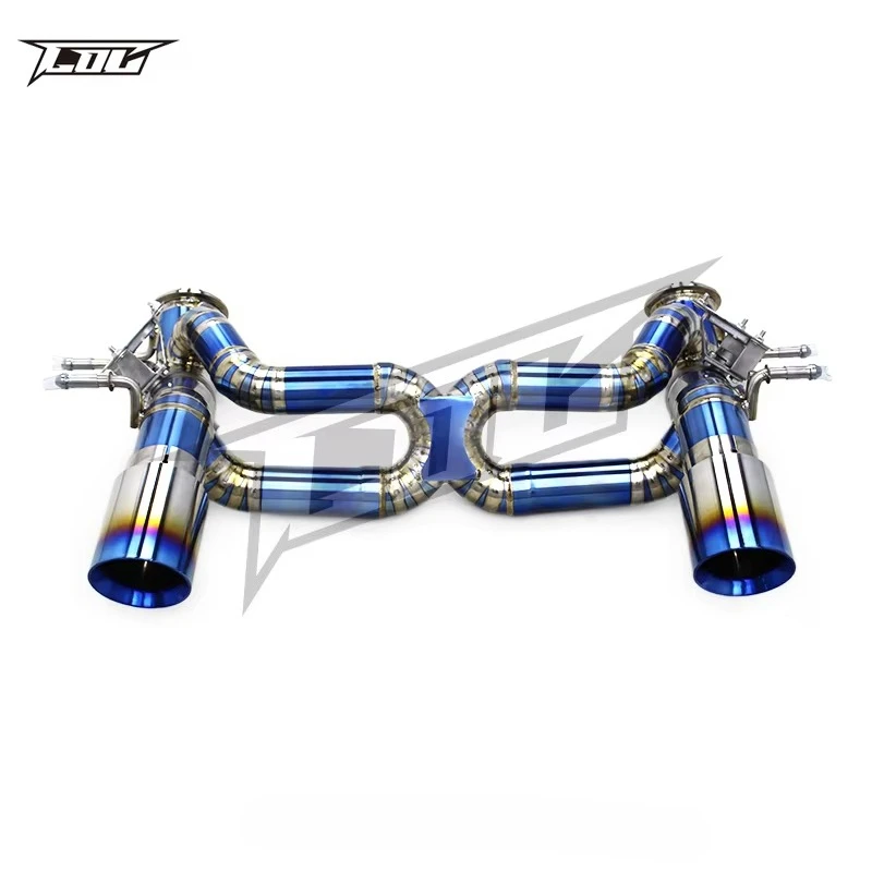 Tuning Catback Exhaust Pipes for Maserati MC20 3.0T 2020-2024 Titanium Exhaust Muffler Free Flow Exhaust Pipe System