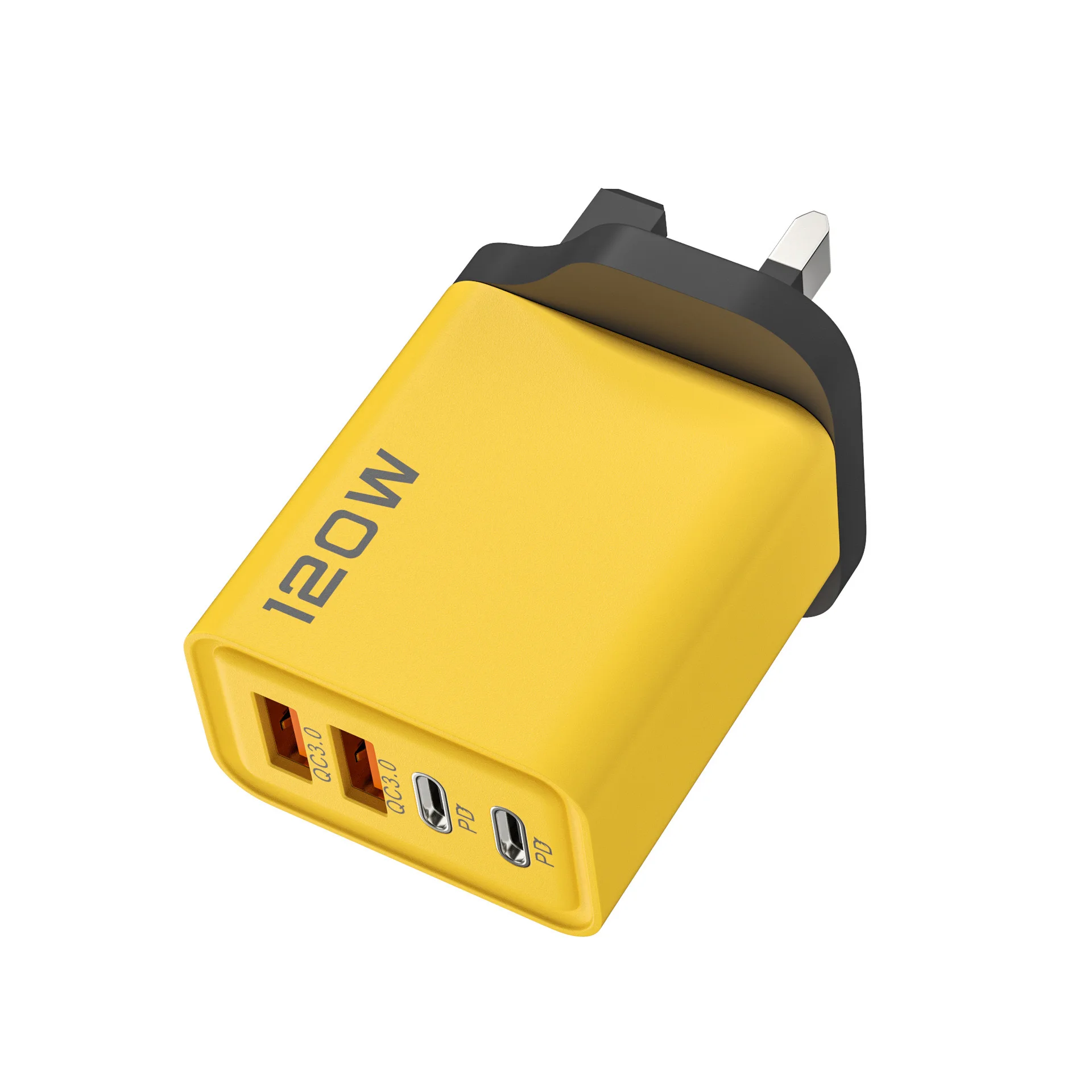 Fast Charging USB Type C Charger 120W 4 Port PD Quick Charge 3.0 For iPhone Samsung Xiaomi Huawei EU US UK Plug Phone Adapter image 3