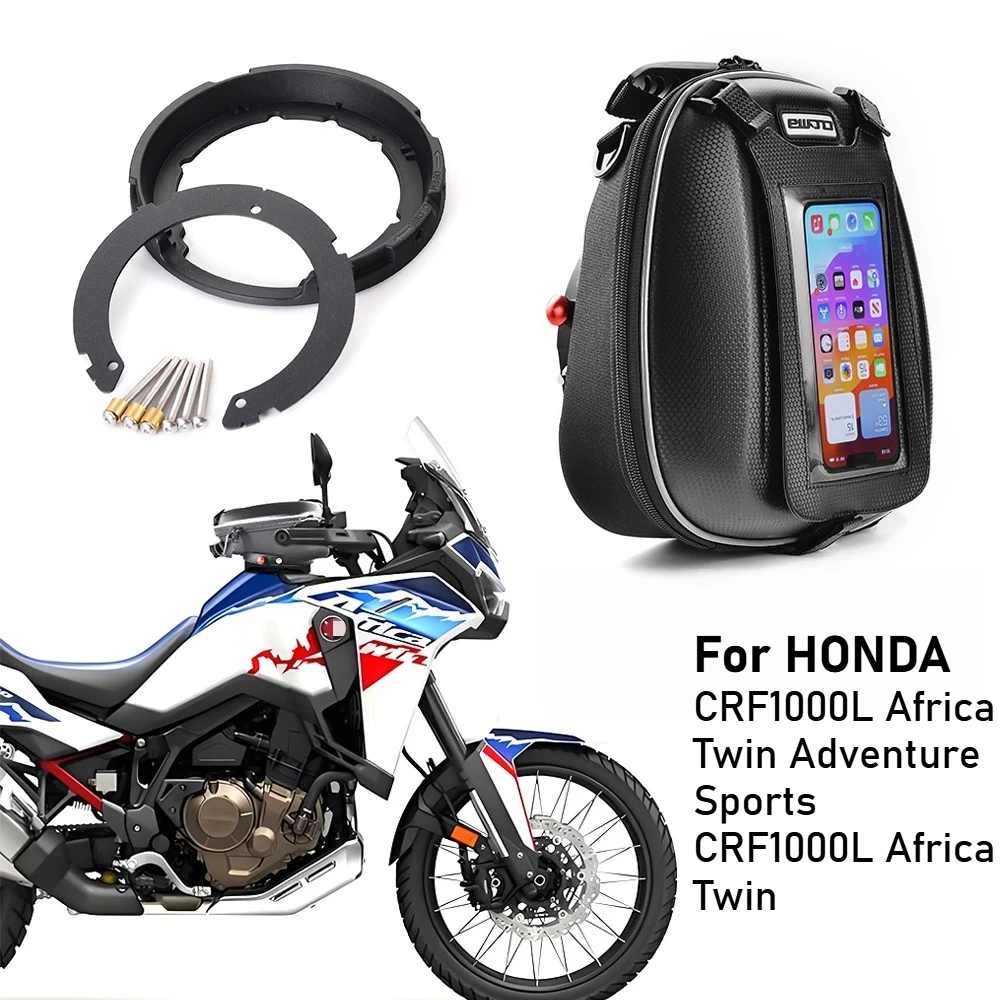 

Quick Lock Fuel Tank Bag For Honda CRF1000L Africa Twin Adventure Sports XL 750 Transalp Luggage Carrie Top Case Waterproof