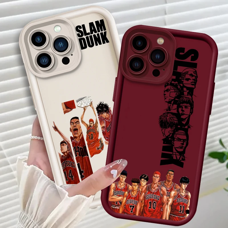 

Slam Dunk Art Anime Comic Cool Eye Ladder For Apple iPhone 15 14 13 12 11 XS XR X Pro Max Plus Cover Phone Case