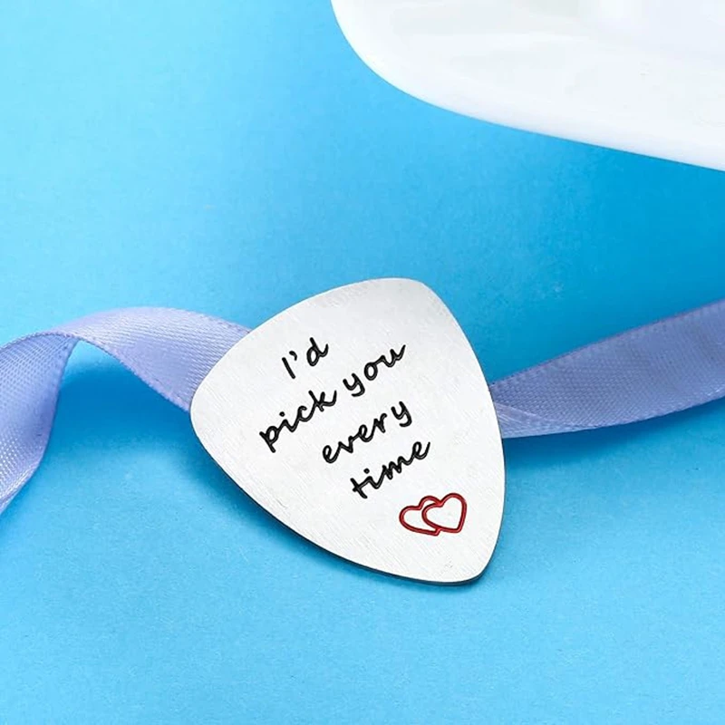 Husband Boyfriend Gifts,Guitar Picks Gifts For Musician Husband Boyfriend Dad, Wedding Valentine's Day,Gift For Him.