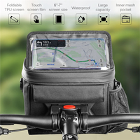 Wheel Up Bicycle Front Frame Bag Waterproof Touch Screen Mountain Bike Phone Holder Bag Handlebar Bag Cycling Front Storage Bag