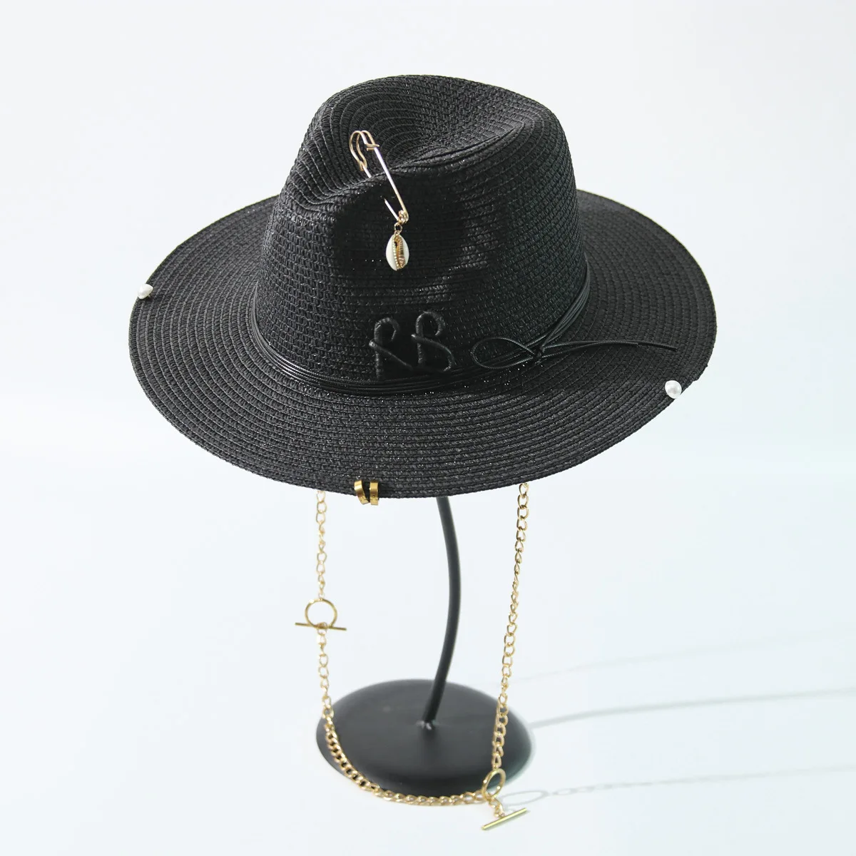 Premium Hand Woven Straw Cap Elegant Fashion Casual Sun Protection Hat Daily Travel Wear