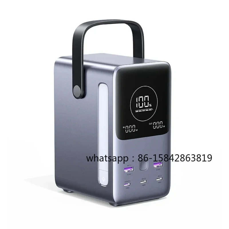 UGREEN 300W 48000mAh Tragbares Ladegerät Powerbank mit Smart Digital Display, Beleuchtung und SOS-Modus, 153Wh 5-Port-Akkupack