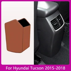 For Hyundai Tucson 2015 2016 2017 2018 Car Armrest Mat Anti Kick Pad Microfiber Leather Protection Cover Accessories