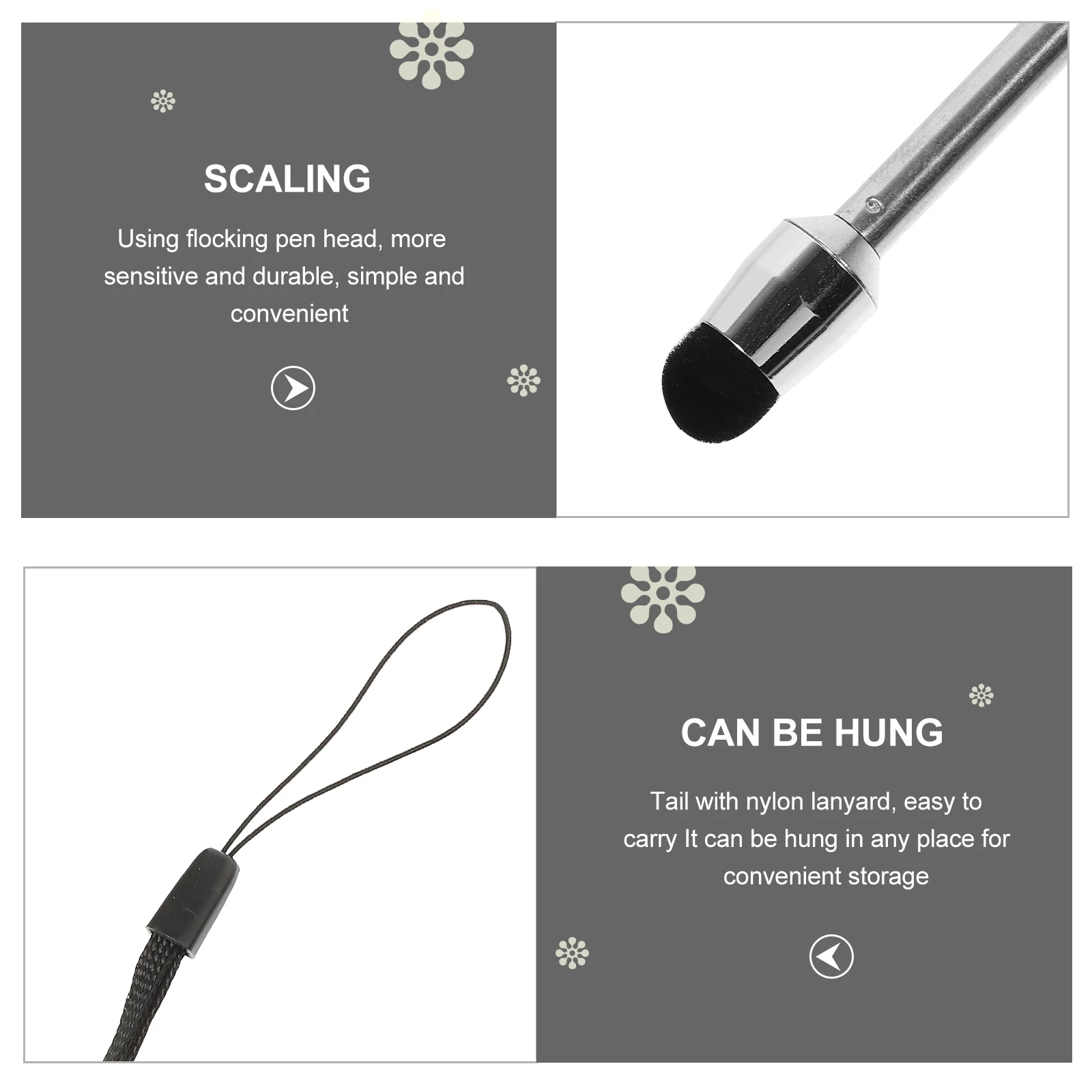 

Stylus Retractable Teacher Pointer for Classroom Pen Sticks Velvet Teachers Pointers