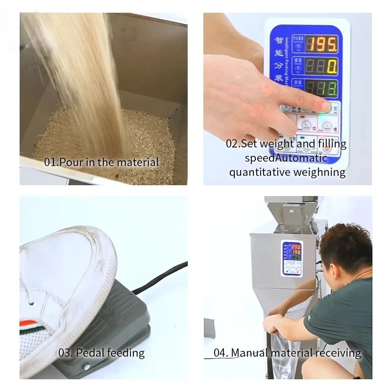 1KG Automatic Multi-Function Packaging Machines Quantitative Filling Machine  Coffee Powder MultiFunction Packaging Machine