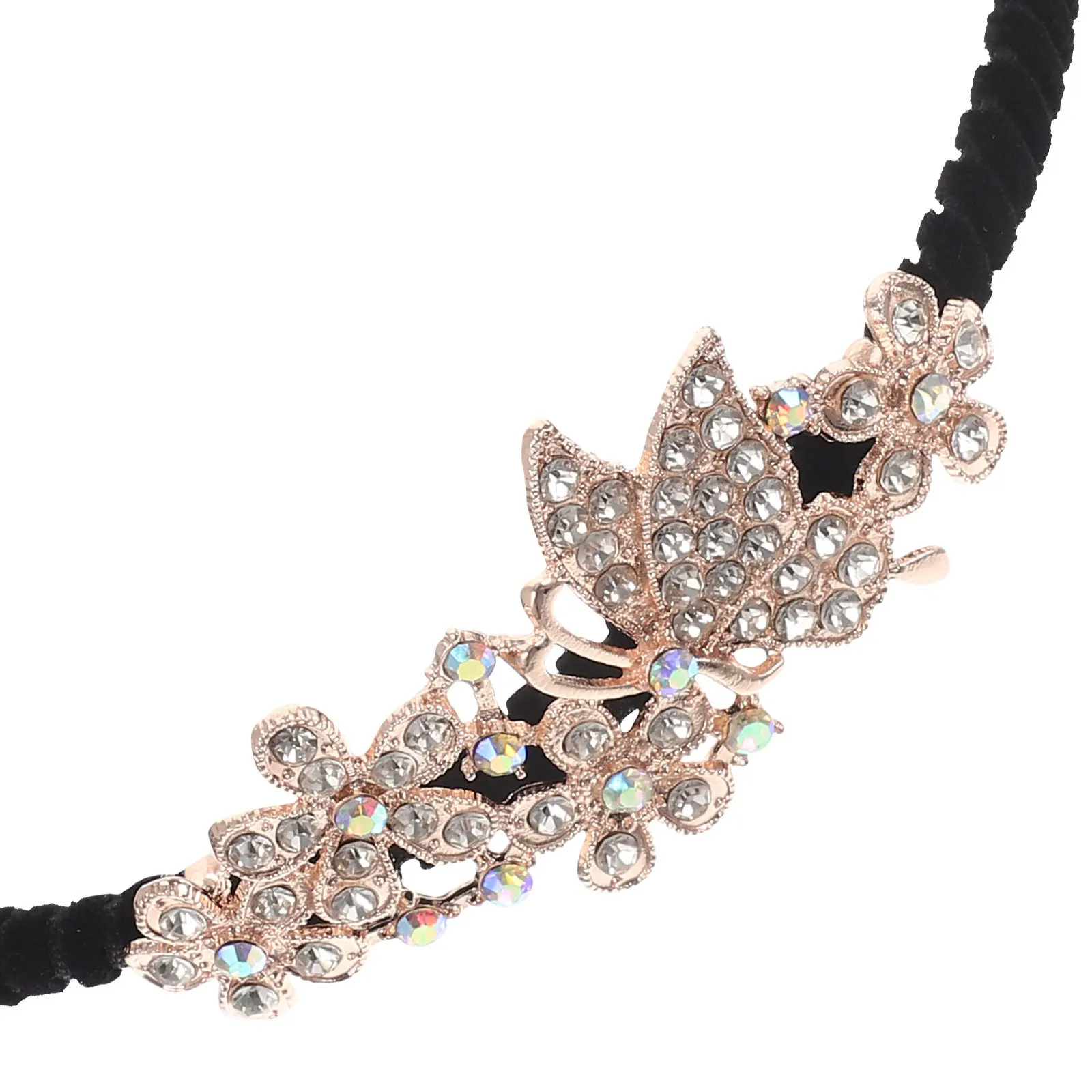 

Rhinestone Non-Slip Headband Decorative Elegant Headdress Wedding Party Fashionable Hair Band Women Rhinestone Headband