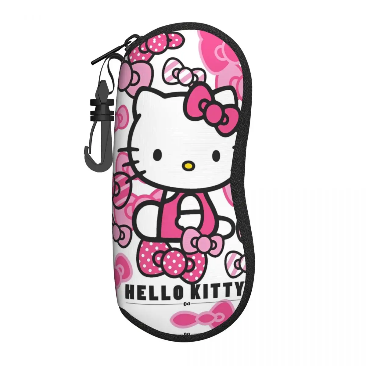 Cute Hello Kitty Cartoon Glasses Case Men Women Convenient Box Eyeglasses Protector Print Eye Contacts Case