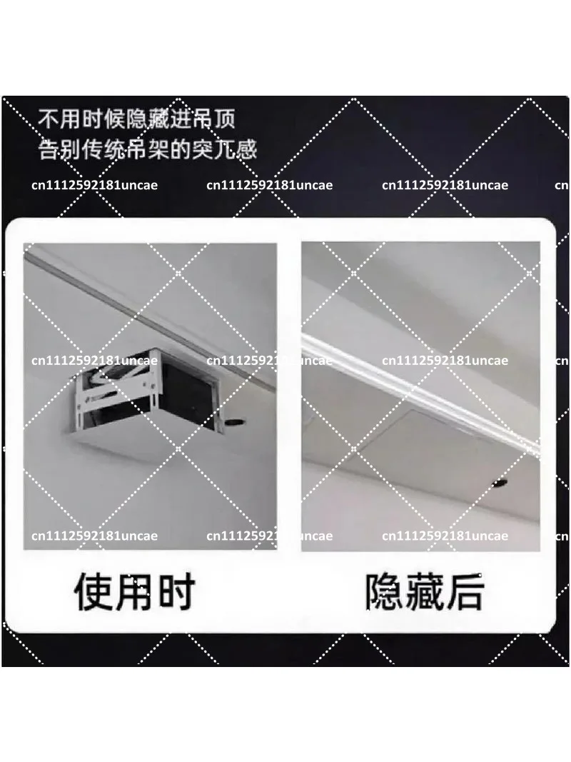 Dynamic Lifting Hanger Projector Mount Hidden Electric Ceiling Rack for Home Theater