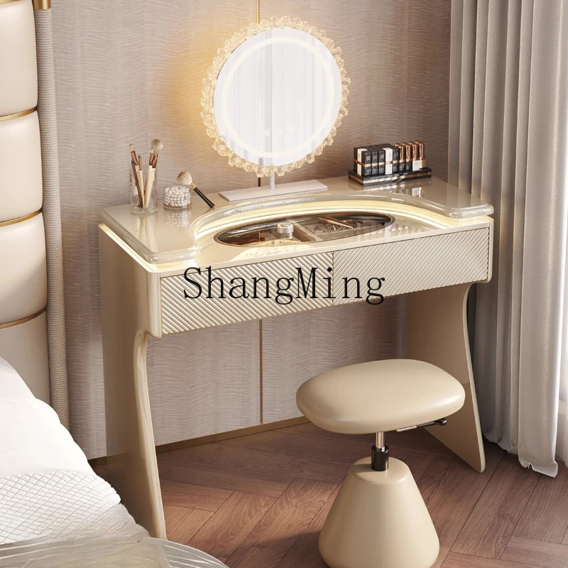 

SM high-end dresser new small apartment bedroom modern simple solid wood makeup table
