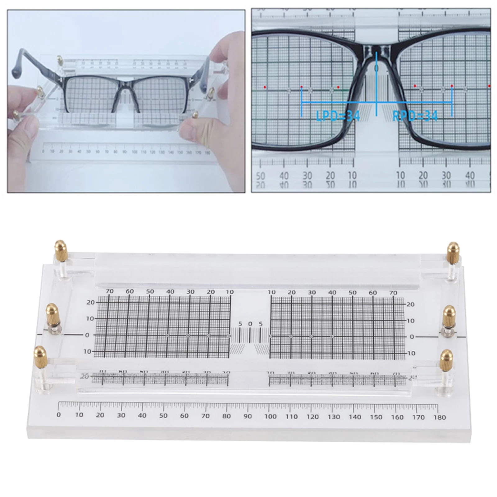 

PD Meter/ PD PH Optical Measuring Pupil Height & Horizontal Distance Eye