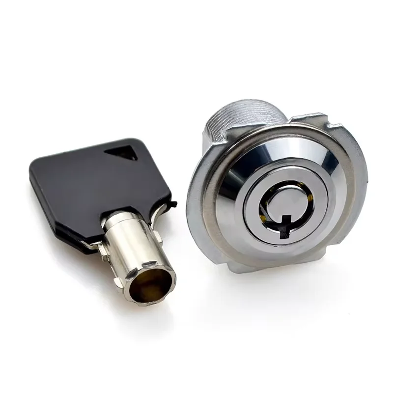 Cylindrical Press Locks Zinc Alloy Cam Lock For Cabinet Locker Distribution box Safe Deposit Box With Key