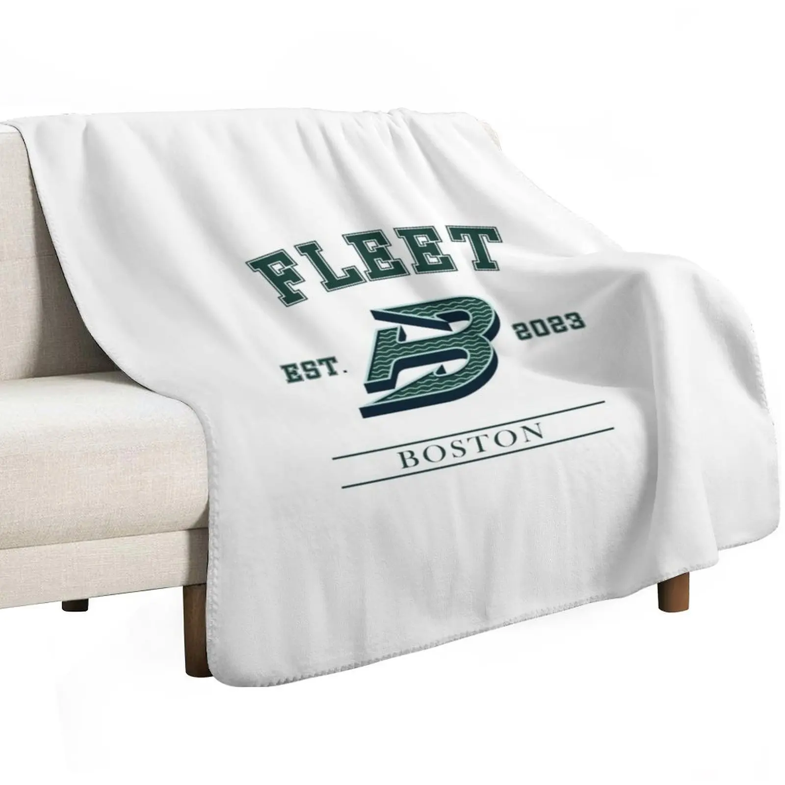 Boston Fleet PWHL Vintage Logo Throw Blanket Tourist Personalized Gift Warm Plaid warm winter Blankets
