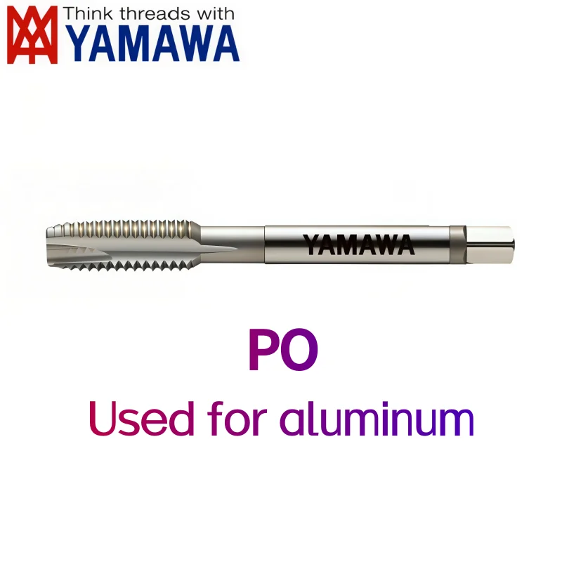 1PCS Japan YAMAWA Metric Spiral Pointed Tap JIS Stainless Steel M1M2-M24 Seven Color Aluminum Tap
