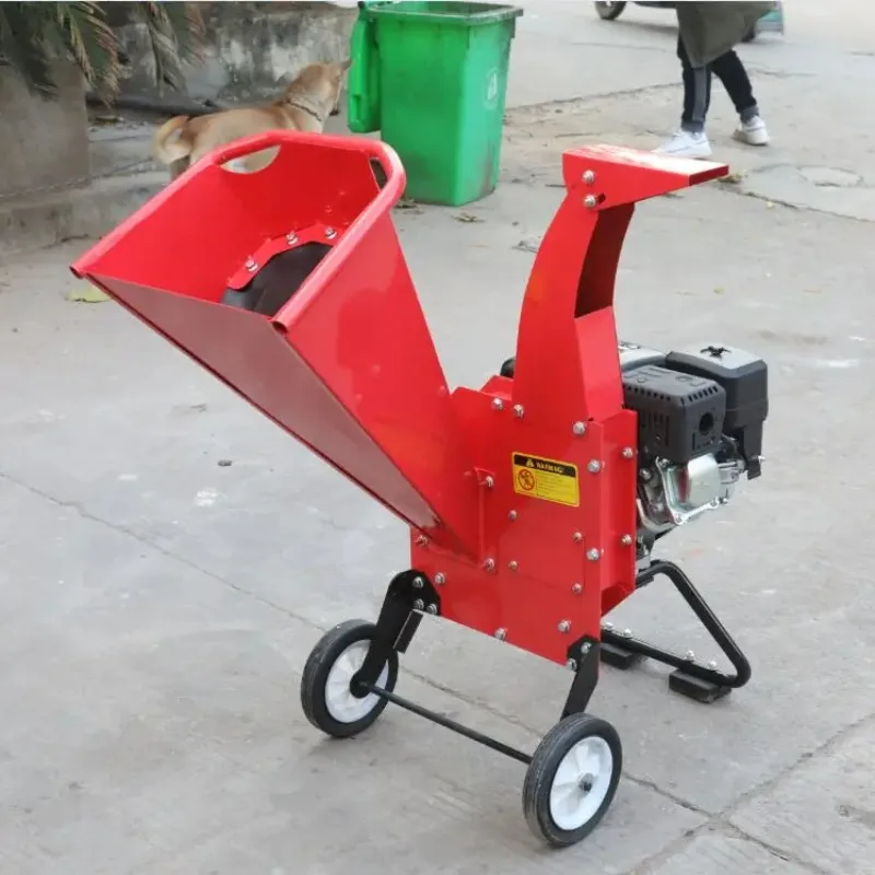 

7hp 212CC 3pcs Cutting Blade Hot Wood Chipper Pto Shredder Machine for Sale with CE Crusher Garden