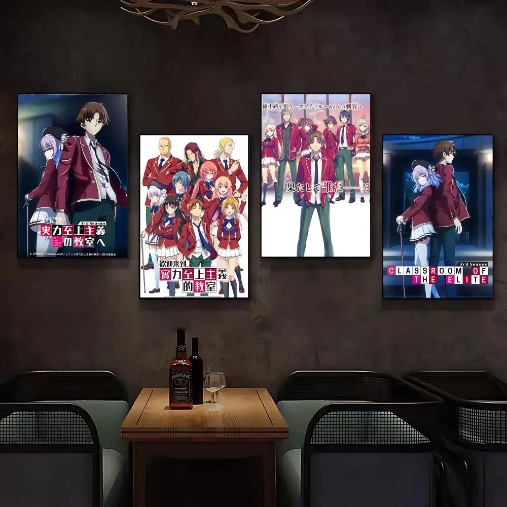Anime CClassroom of the Elite S4ed Poster Posters Anime Room Decor Decoration Movie Backpack Wall Interior Music Wall Art