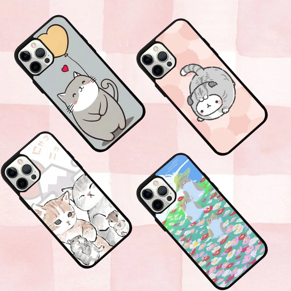 

Cute Cartoon Cat Phone Case For IPhone 16,se4,15,Pro,Max,Case 14,Plus,13,12,11 Magesafe Magnetic Wireless Charge Cover