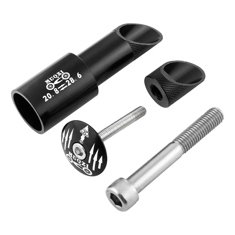 MUQZI MTB Road S Bike Fork Extention Adapter 20.8/22.2MM Stem Conversion Hanging Core Riser Child Sliding Bicycle Parts