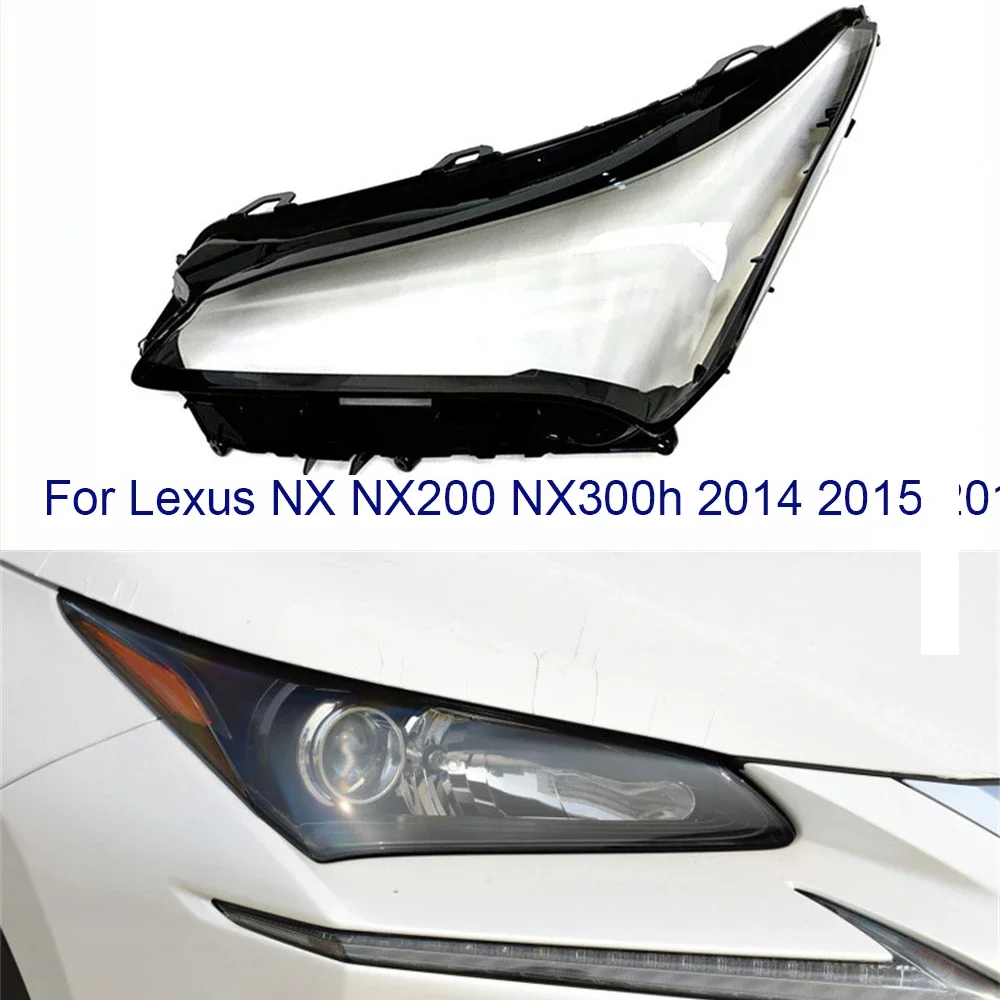 

HTTCY для Lexus NX NX200 NX300 2014 2015 2016 2017 2018 2019 2020 автоаксессуары фары стекло прозрачные линзы авто крышка корпуса