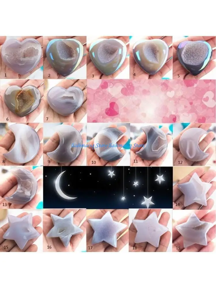 573B Resin Mold Rock Cluster Crystal Mold Silicone Mold DIY Jewelry Making Necklace Pendant Mould Epoxy Casting