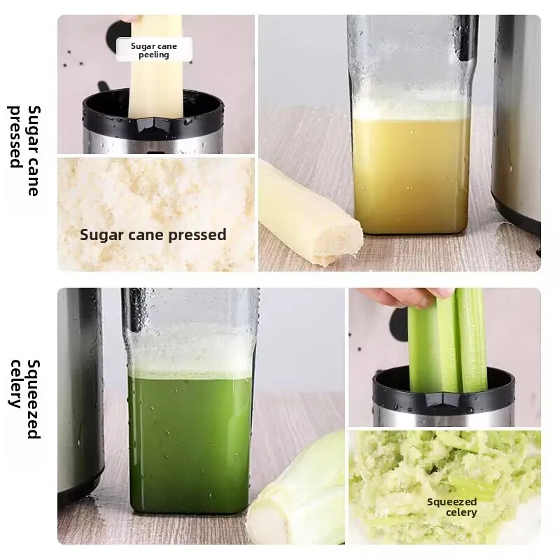 ماكينة صنع العصير، خلاط عالي السرعة 1250 وات للفواكه/الخضروات، خالي من مادة BPA 304 من الفولاذ المقاوم للصدأ، سهل التنظيف وهادئ، منزلي