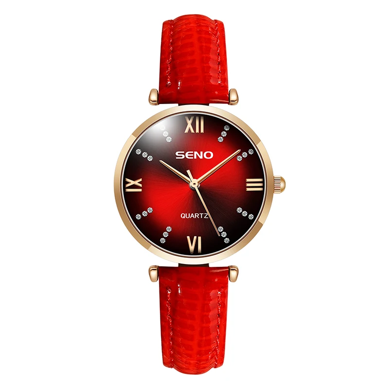 

Новые женские ретро-сплавные украшения, высококачественный кожаный ремень, студенческие водонепроницаемые кварцевые часы