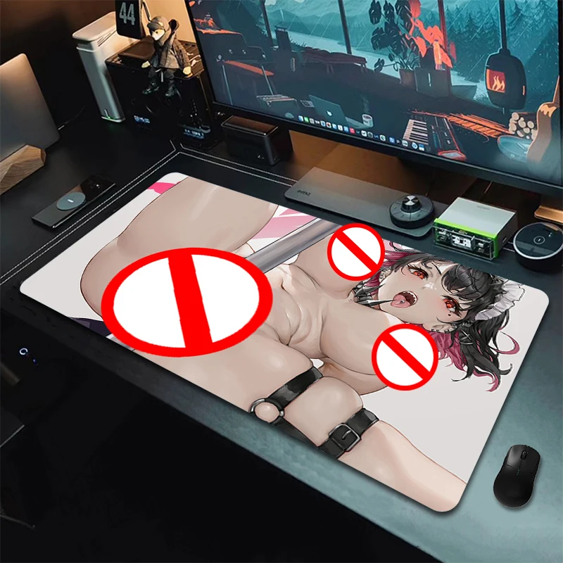 

Sexy Nude Nipple Big Boobs Mousepad Zenless Zone Zero Gaming Mouse Pad Ellen Joe Large Non-Slip Mouse Mat R18 Keyboard Mat XXL