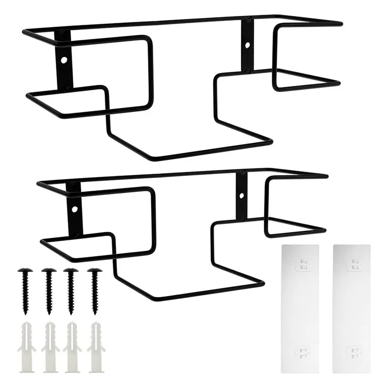 

A96K-2Pcs Металлический держатель для перчаток, стойка для перчаток, настенный диспенсер для лаборатории, здравоохранения, ресторанов