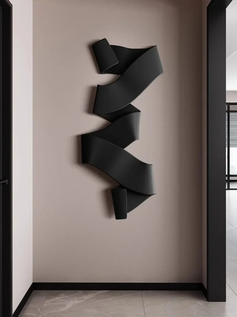 ديكور جداري إيطالي منحني ثلاثي الأبعاد لتزيين جدران الشرفة وخلفية الجدار ومدخل معدني #4