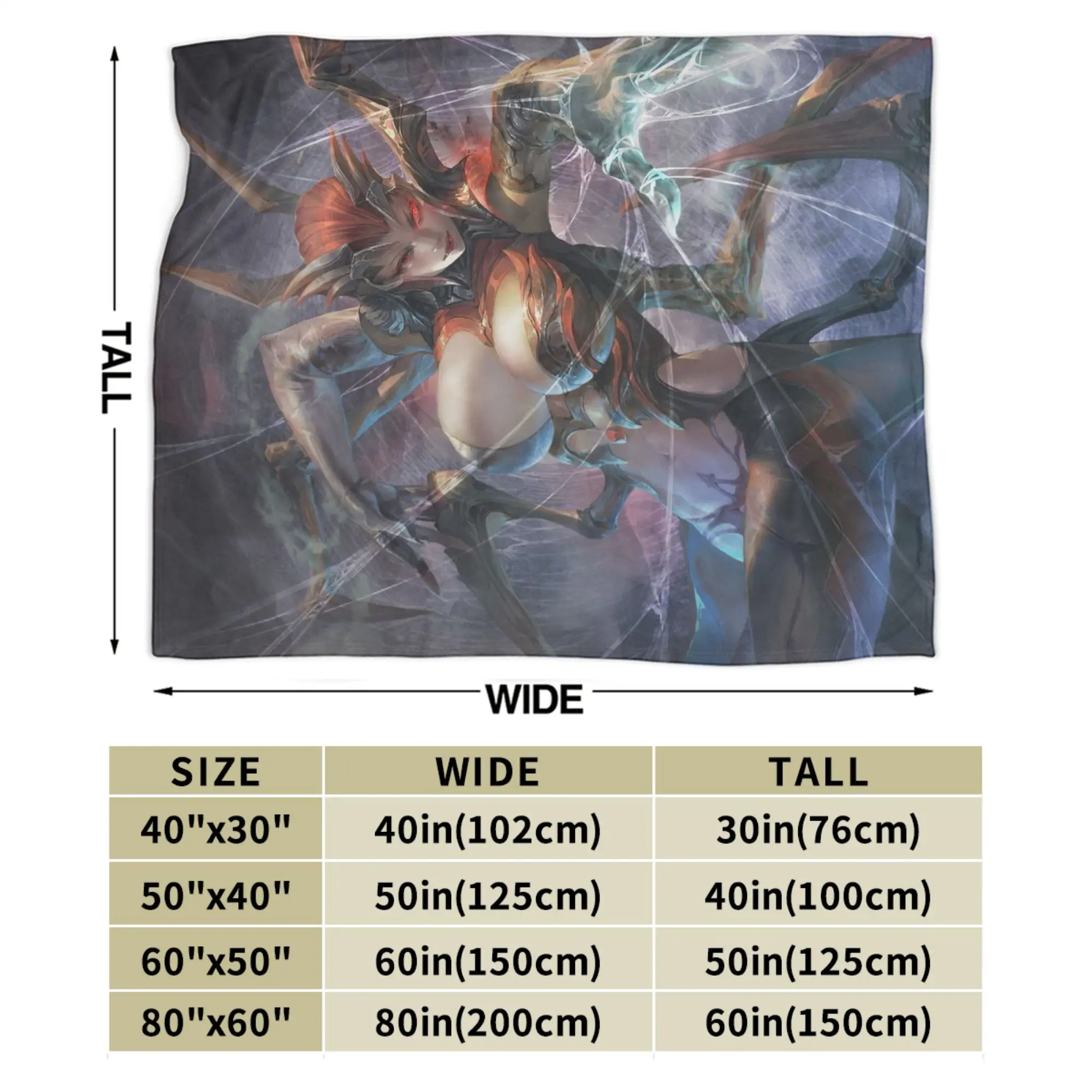 World of Warcraft Elise بطانية الفانيلا الدافئة رمي بطانية للمنزل الأريكة غرفة نوم لحاف