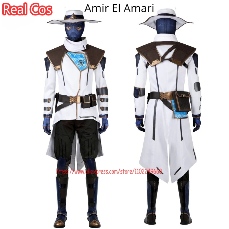 لعبة مخصصة تأثيري زي ، Cypher Valorant ، قبعة ، معطف ، بنطلون ، إكسسوارات ، مجموعة كاملة ، زي الهالوين ، ملابس وسيم