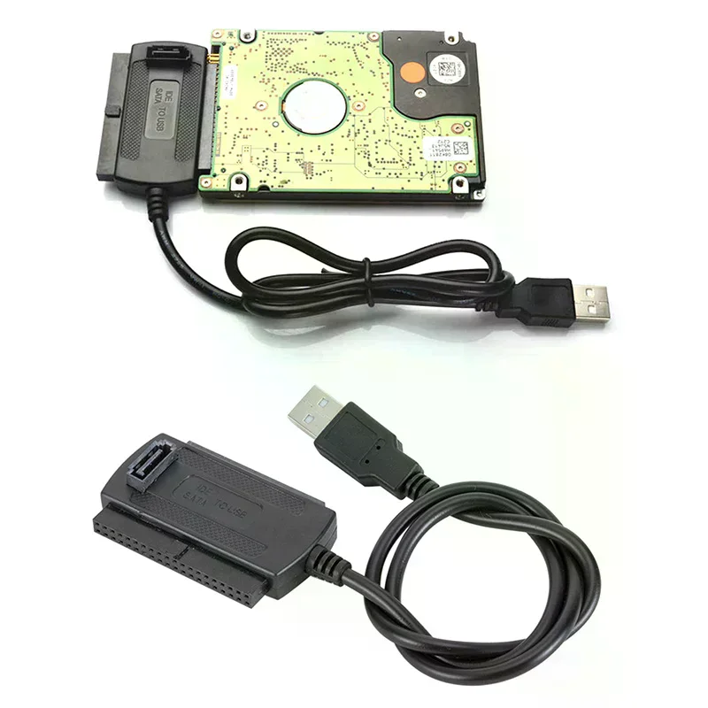 USB 2.0 To IDE Adapter Converter Cable For 2.5 3.5 Inch Hard Drive HD