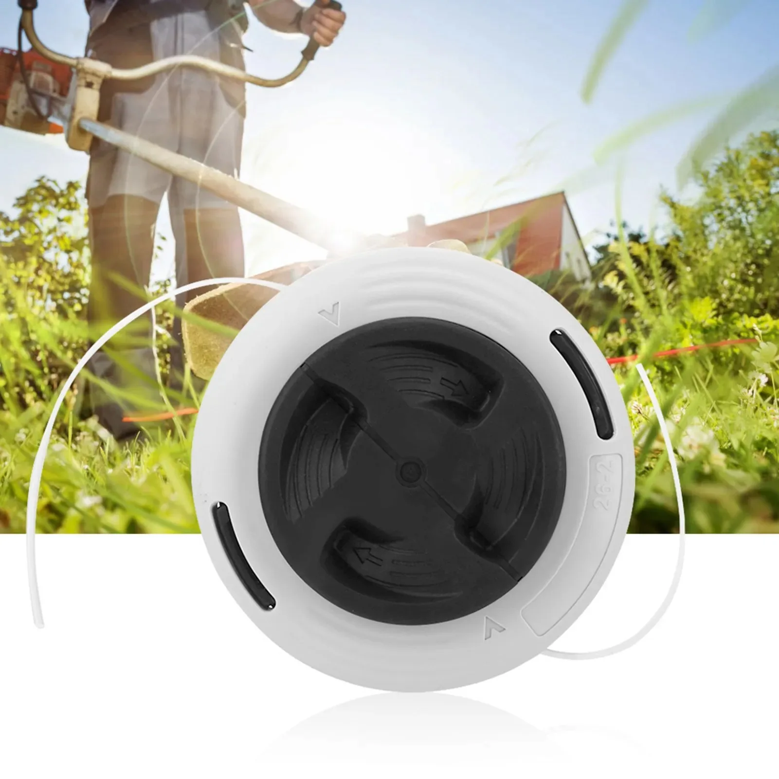 Cabezal de corte de césped automático C26-2 M10 * 1 para Stihl Autocut FS55 FS85 FS90 FS110 FS120 FS130 FS240 FS250