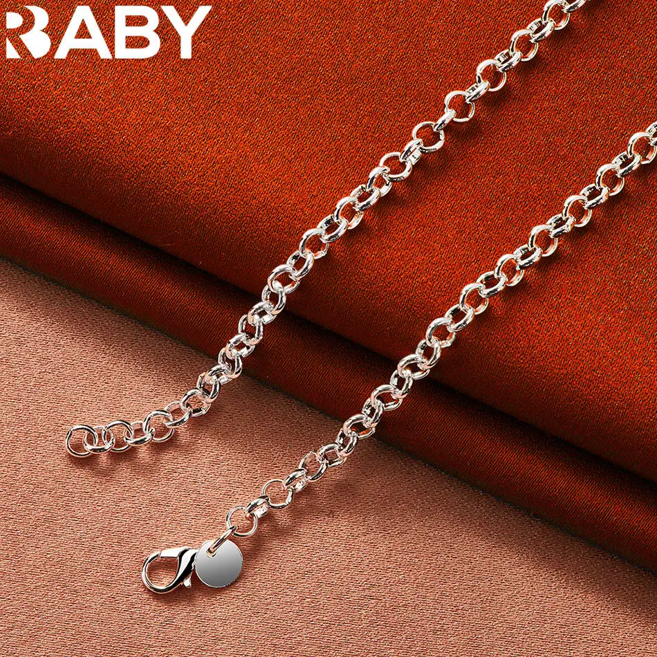 URBABY 925 فضة 45 سنتيمتر مختلف المعلقات قلادة للنساء سحر الاتجاه هدايا عيد ميلاد موضة الحفلات