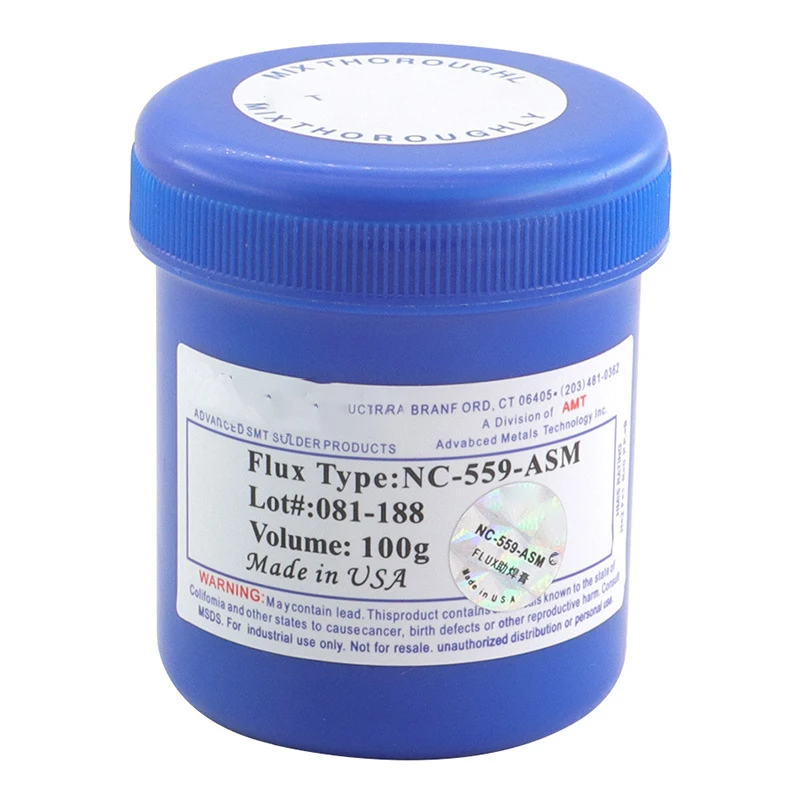 Flux NC-559-ASM Original Flux Soldering 100g Welding Paster No-Clean Solder Flux Tip Refresher Soldering Pcb Repair Welding Tool