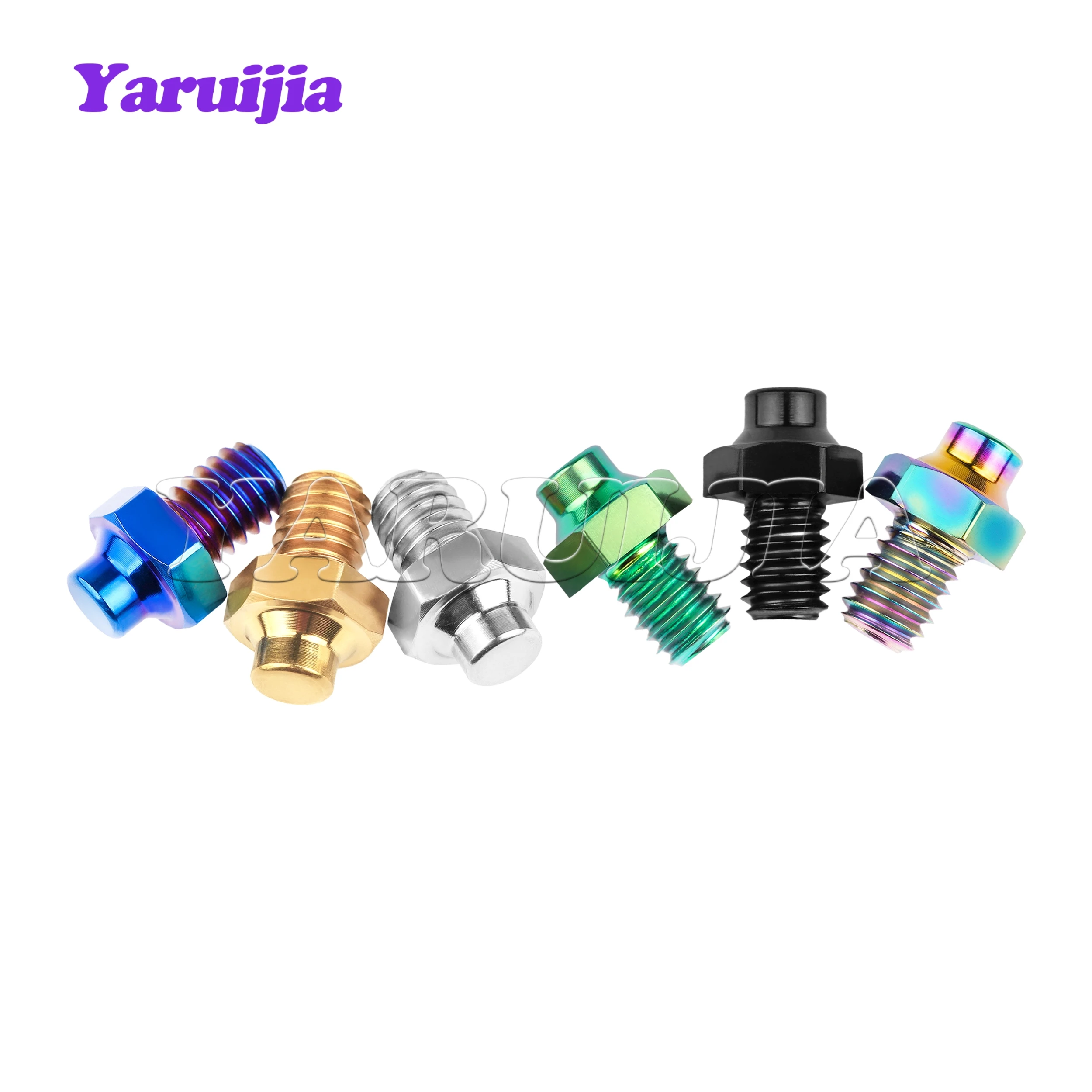 Титановый болт Yaruijia M4x5 мм, винты с шестигранной головкой для велосипедной педали, противоскользящие