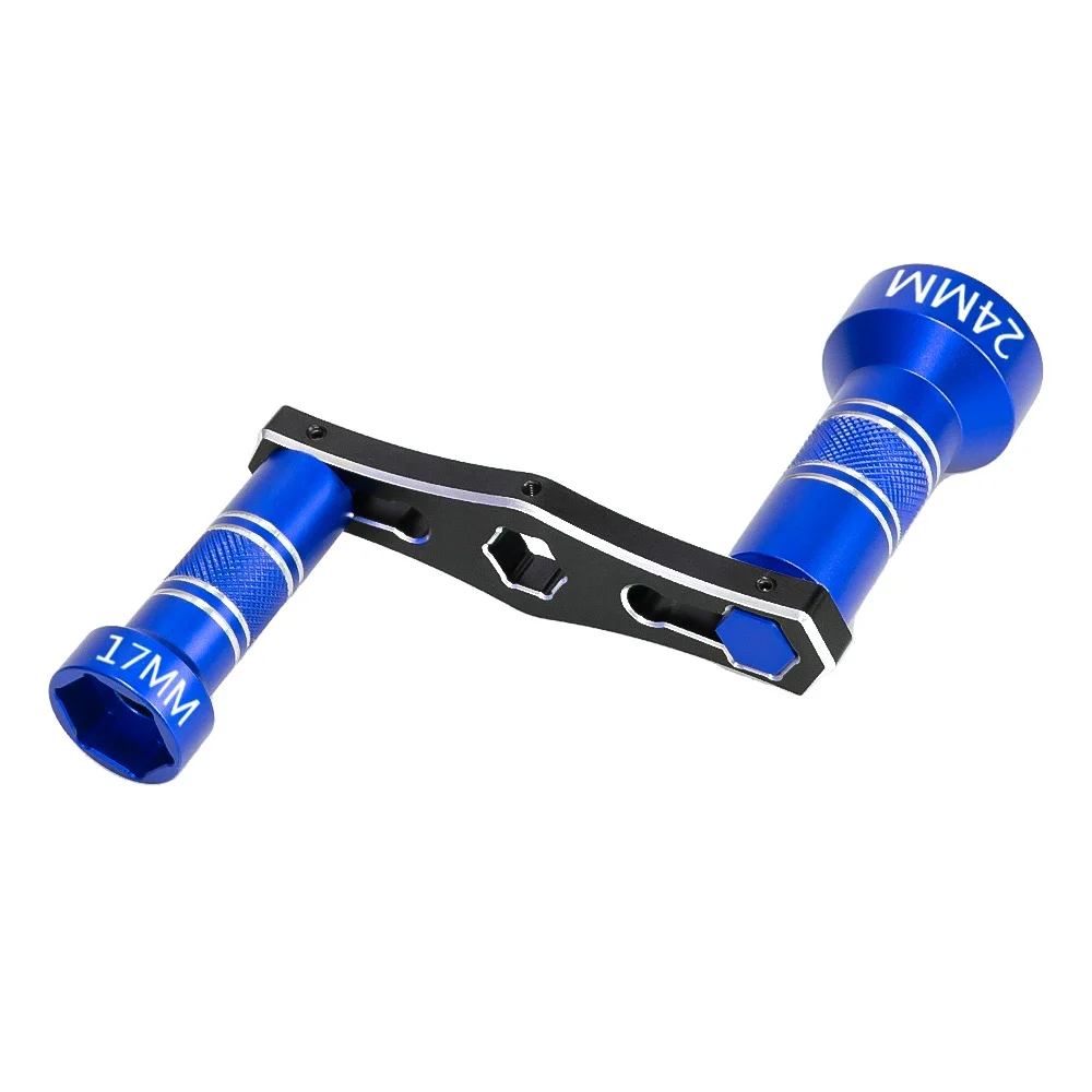 

Interchangeable 17mm & 24mm Wheel Hex NutSocket Sleeve Wrench Rc Spanner Repair Tool For1/6 1/8 1/10 scale RC Car Trucks Crawler