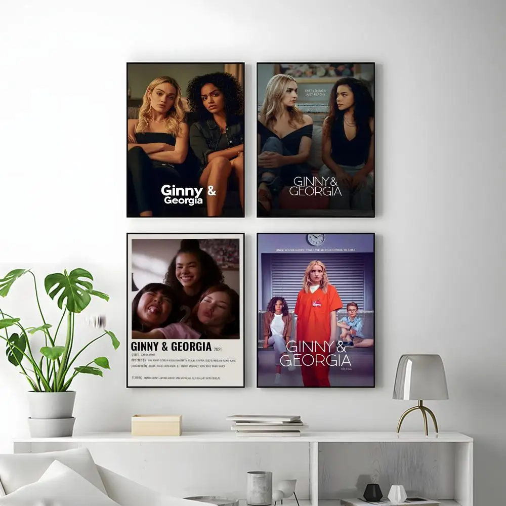 G-Ginny & Georgia Movie Poster HD Versatile Waterproof Wall Decor Self Adhesive Perfect for Any Room & Ideal Gift